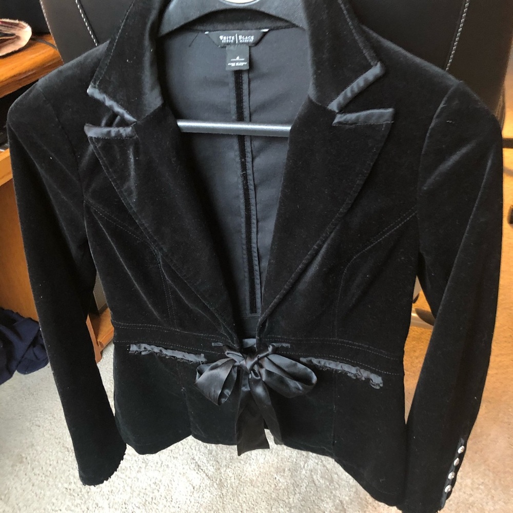 Black velvet  jacket by White House Black Market
